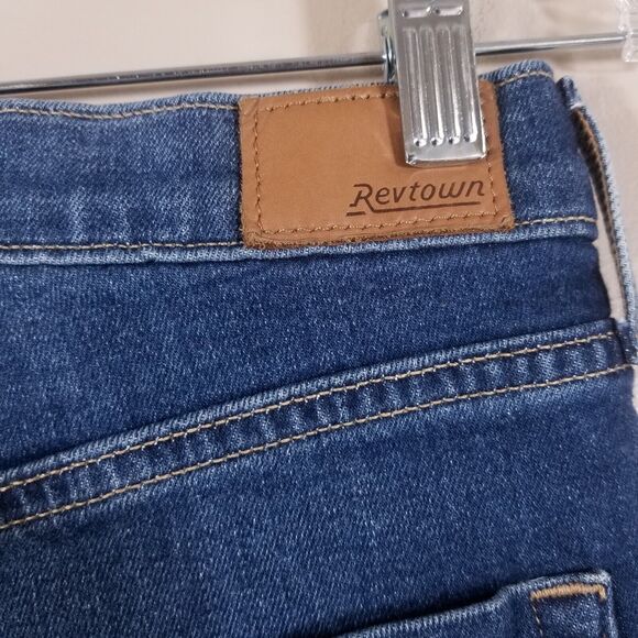 Revtown Jeans  Womens  30X28 Classic Denim Straight Leg Stretch Blue Stretch - Picture 14 of 14